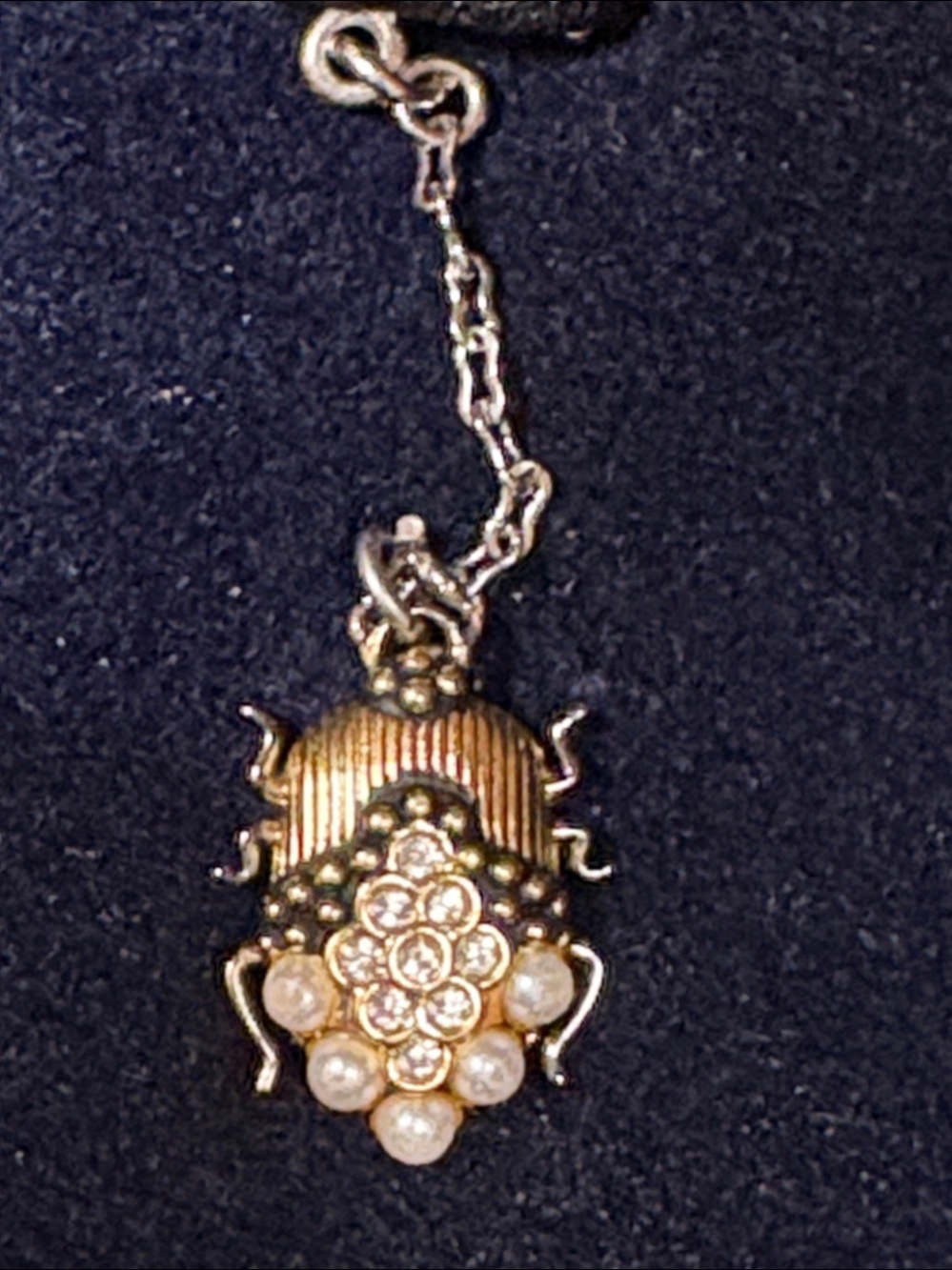 Swarovski Scarab Charm